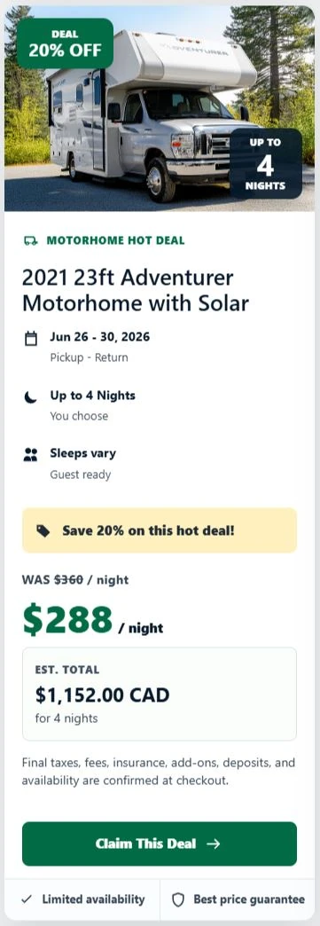 deals card